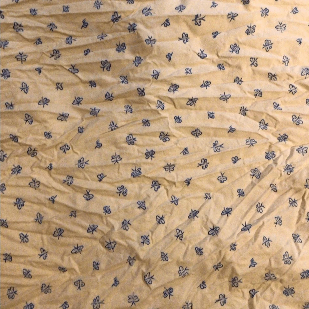 Vintage Williams Sonoma French Provence Yellow Floral Bedding/tablecloth